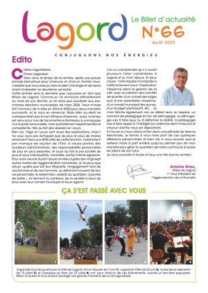 Billet d&#039;actualité n°66 - Août 2025