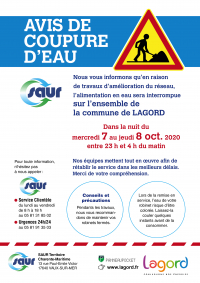 COUPURE D&#039;EAU
