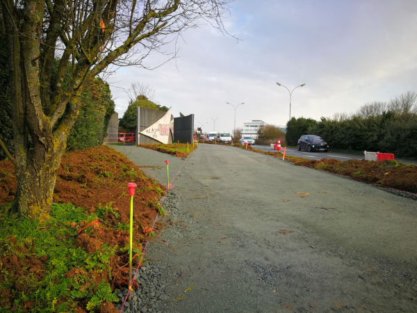 Aménagement d&#039;une piste cyclable