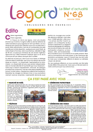 Billet d'actualit&eacute; n&deg;68 - Janvier 2026