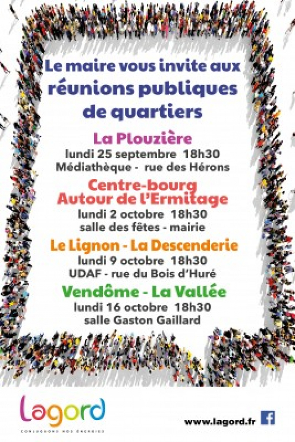 Réunions publiques de quartier