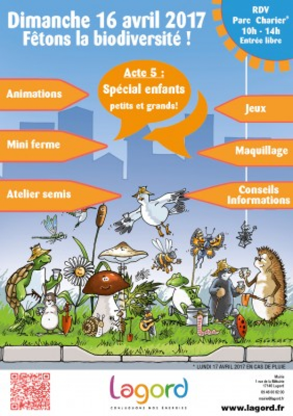 Fête de la biodiversité le dimanche 16 avril 2017