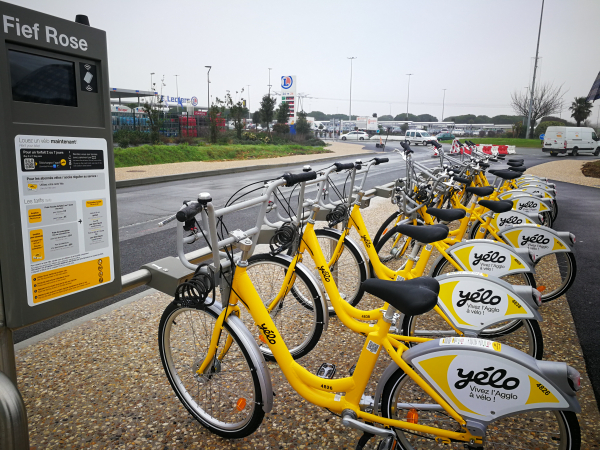 Nouvelle station de libre-service vélo